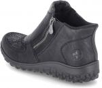 Женские короткие ботинки Rieker, Black - фото 2