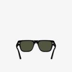 Солнцезащитные очки Persol квадратные ацетатные, черный - фото 4