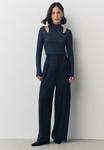 Топ Next LAYERED HIGH NECK RIBBED , Navy/Blue - фото 2