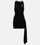 Мини-платье Salacia с драпировкой Christopher Esber, черный - фото