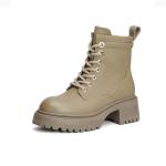 Ботинки Martin Boot женские Gemeiq, хаки - фото 4