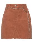 Мини-юбка Siste'S, коричневый - фото