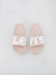 Женские шлепанцы Levi's, Light Pink - фото 4