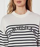 Университетский свитер Regular fit Tommy Jeans, экрю - фото 4