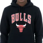 Худи New Era NBA Regular Chicago Bulls, черный - фото 3