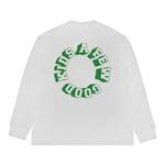 Футболка унисекс AFGK, бело-голубая - фото 4