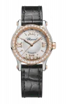 Часы Chopard Happy sport с розовым золотом и бриллиантами 30 мм - фото