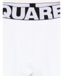 Белые эластичные боксерские шорты Dsquared2, белый - фото 2