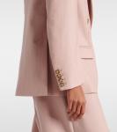 Двубортный шерстяной блейзер Stella McCartney, Dusty Pink - фото 5