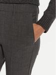 Тканевые брюки прямого кроя Marella, серый - фото 4
