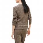 Свитер женский Hermes, серый / белый - фото 2