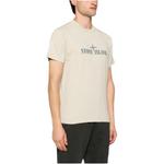 Футболка мужская Stone Island, бежевый - фото 4