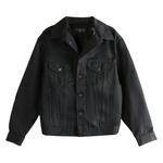 Куртка Balenciaga Standing Collar Jacket, Black - фото 2