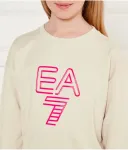 Толстовка Regular fit Ea7, бежевый - фото 4