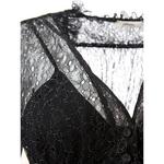 Элегантное черное нейлоновое платье Lardini - фото 3