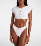 Трусики бикини Grace Same, Faux Suede White/Cream - фото 2