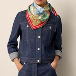 HERMES Шёлковый платок Ex Libris Atlantis, Multicolor - фото 2