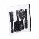 Щетка для волос Relaxdays, набор из 4 шт., с ней, inna - фото 3