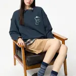 Свитер женский UNIQLO, темно-синий - фото 4