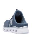 Слипоны Rieker, Smoke blue/Opal - фото 4