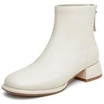 Черные женские полусапожки TATA, экрю - фото 8