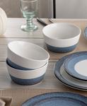 Набор из 4 мисок для хлопьев Colorscapes Layers Noritake, Navy - фото 10