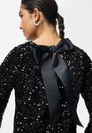 Блуза Pieces PCKAM LS DEEP BACK BOW, Black - фото 4