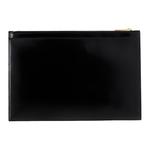 THOM BROWNE Кожаная клатч для мужчин черный - фото 4