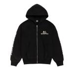 Худи Stussy International Zip Hoodie 'Black' - фото
