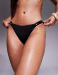 Черные плавки бикини танга KBX - фото 2