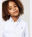 Рубашка детская Tommy Hilfiger из органического хлопка в полоску, синий - фото 4