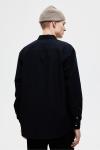 Рубашка H&M Regular Fit Oxford, черный - фото 5