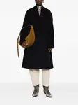 Двубортное нейлоновое пальто ISABEL MARANT, черный - фото 2