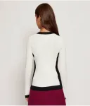 Блуза Slim fit Patrizia Pepe, белый - фото 3