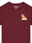 Футболка Corgi бордового цвета wat? Apparel - фото 3