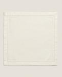 Набор салфеток Zara Home Hemstitched Cotton, 2 штуки, светло-бежевый - фото 3