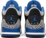 Кроссовки Air Jordan 3 Retro Sport Blue, черный - фото 6