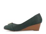 Туфли на танкетке Journee Collection Graysn, зеленый - фото 3