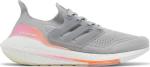 Кроссовки Adidas Wmns UltraBoost 21 'Grey Screaming Orange', серый - фото