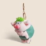 Плюшевая кукла Pulling Pig высотой 16 см Whoops, зеленый - фото 2