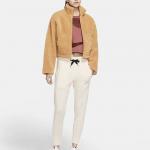 Куртка бархатная Nike, бежевый - фото 3