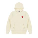 Худи Comme des Garçons PLAY Hoodie 'Ivory', белый - фото