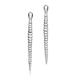 Серьги Tiffany & Co. Elsa Peretti Snake, серебро - фото