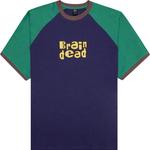 Футболка Brain Dead Field Raglan Tee 'Navy', синий - фото 2