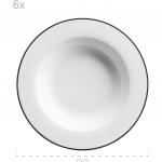 Сервиз NOLA, комплект посуды, фарфор Mäser, белый - фото 4