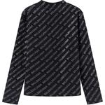 Свитер mini allover sweater 'black' Balenciaga, черный - фото 2