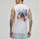 Майка унисекс белый Jordan, белый - фото 4