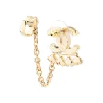 Chanel Женские золотые серьги - фото 5