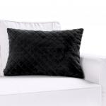 Стеганый чехол на подушку Kinga 60х40см Dekoria, черный - фото 3