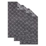 Полотенце для ванной JOOP! 3er Pack, цвет Anthrazit Cornflower - фото